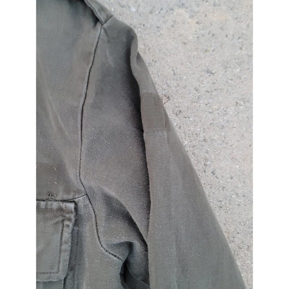 Vtg 1981 Dutch Army Fatigue Shirt Jacket - Picture 3 of 5